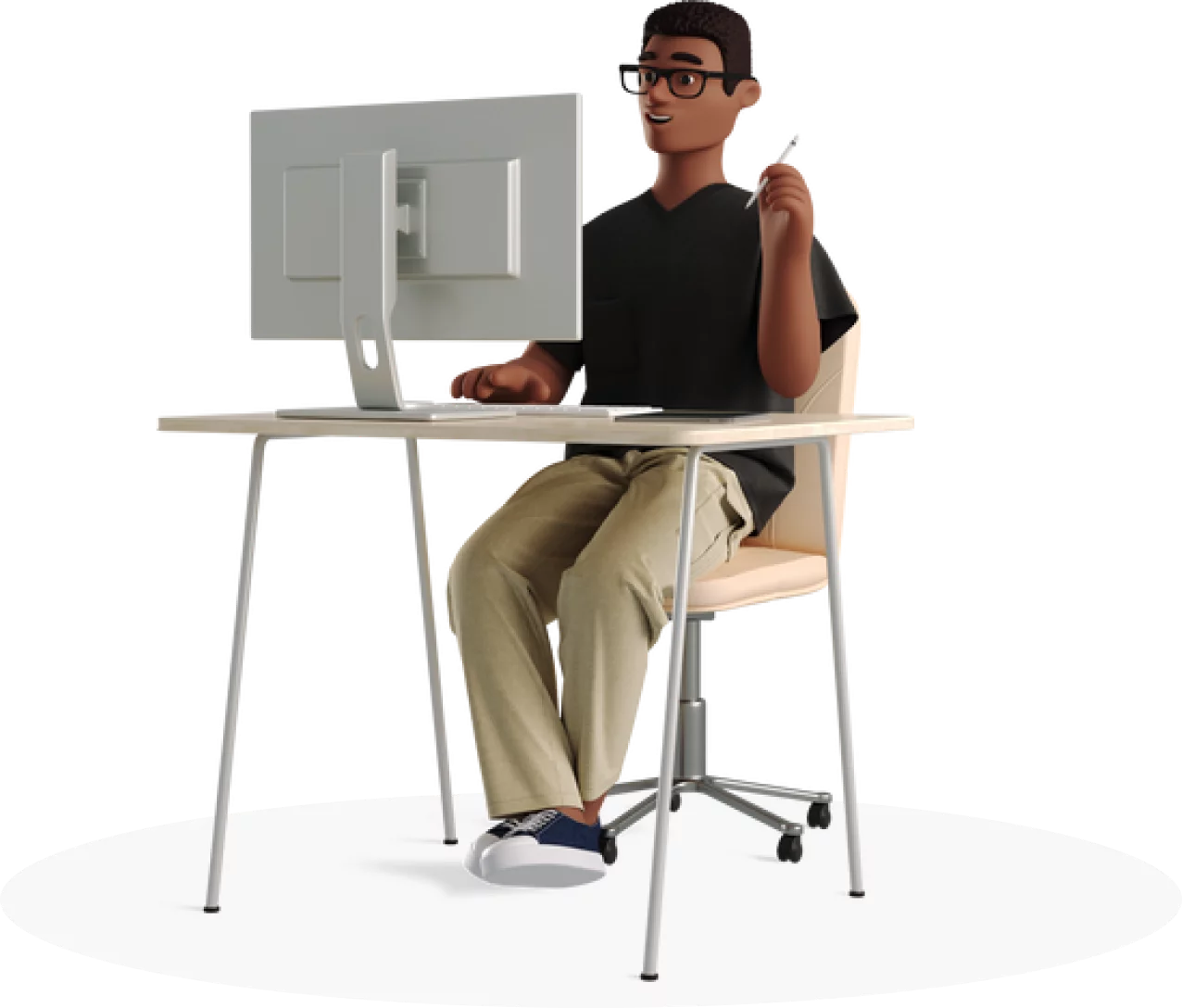 personnage Infotem en 3D